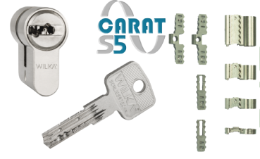 Wilka Carat S5 Modular 3663 Profilzylinder N+G inkl. 5 Schlüssel