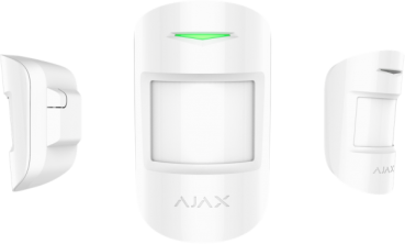 Ajax MotionProtect Plus weiß Funk-​Bewegungsmelder Mikrowellensensor Tierimmunität